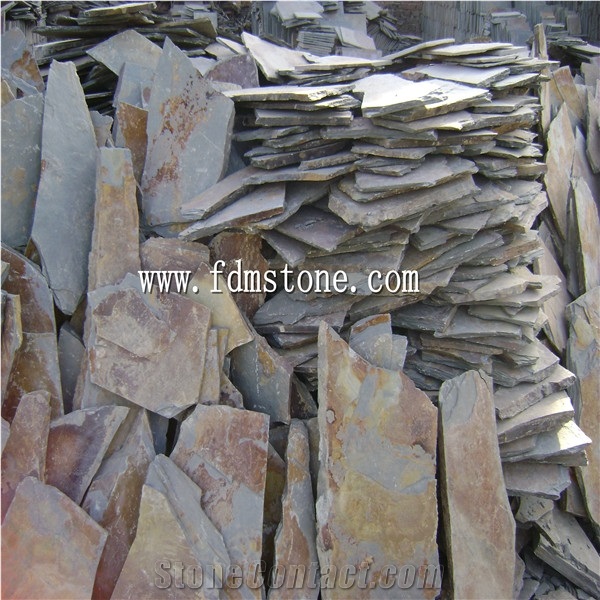Offer the Best Sale Random Slate Flagstone for Flooring,S1120 Paver Factory