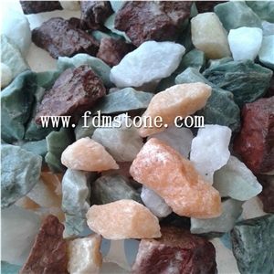 Pink Crushed Stone for Road Construction,Pink Pebble Stone,Gravel