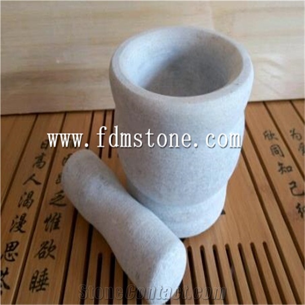 Polished Granite Stone Mortar and Pestle/Stone Herb and Spicy Tool Mortar and Pestle Granite