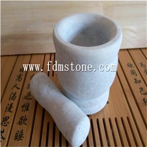 Polished Granite Stone Mortar and Pestle/Stone Herb and Spicy Tool Mortar and Pestle Granite