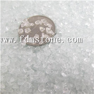 Purple Color Broken Landscape Glass Crushed Rock for Gabion
