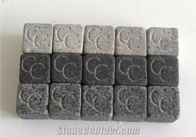 Red Pink Soapstone Whisky Stone Ice Cubes for Whisky Drinker Lovers Gift Chilling Gift Set