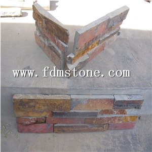 Rusty Color Cultured Stone Veneer Panel Sale Prices，Slate Stone Corner,Ledger Stone Corner, Ledged Stone Siding,Ledge Stone Facade,Ledge Stacked Stone Veneer,Ledge Stone Panels,Ledge Wall Cladding