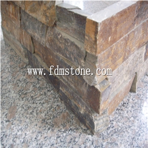 Rusty Color Cultured Stone Veneer Panel Sale Prices，Slate Stone Corner,Ledger Stone Corner, Ledged Stone Siding,Ledge Stone Facade,Ledge Stacked Stone Veneer,Ledge Stone Panels,Ledge Wall Cladding
