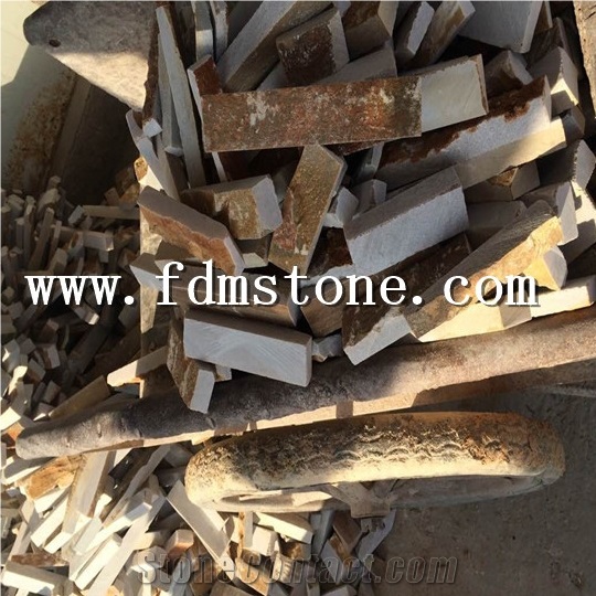 Rusty Color Slate Cultured Stone Veneer Panel Sale Prices