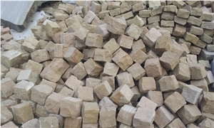 Sandstone Split Face Finishing Outdoor Project Cobblestone Pavers