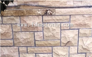 Sandstone Wall French Pattern，Garden Wall Decortation