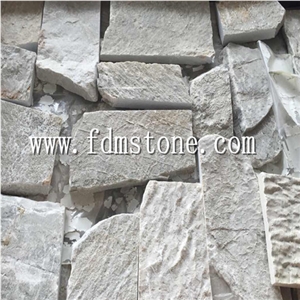 Sesame Yellow Slate Fieldstone,Sesame Yellow Slate Loose Strip Stone Veneer,Natural Slate Stacked Stone Veneer in Free Dimention