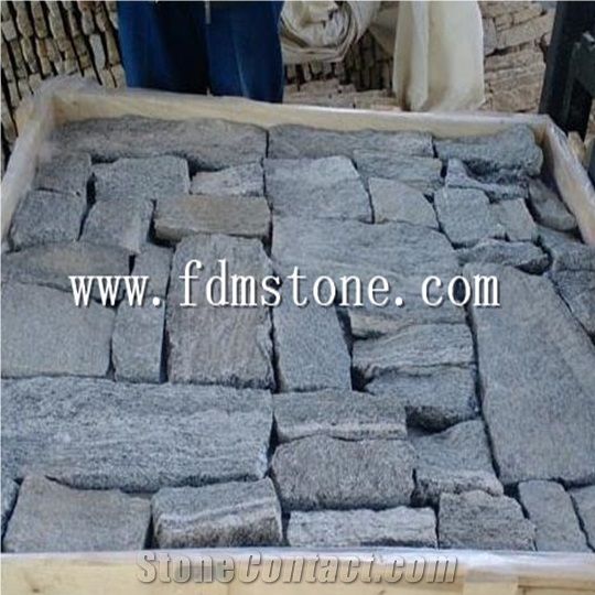 Sesame Yellow Slate Fieldstone,Sesame Yellow Slate Loose Strip Stone Veneer,Natural Slate Stacked Stone Veneer in Free Dimention