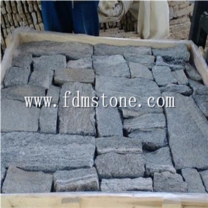 Sesame Yellow Slate Fieldstone,Sesame Yellow Slate Loose Strip Stone Veneer,Natural Slate Stacked Stone Veneer in Free Dimention