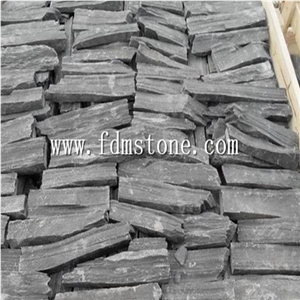 Sesame Yellow Slate Fieldstone,Sesame Yellow Slate Loose Strip Stone Veneer,Natural Slate Stacked Stone Veneer in Free Dimention