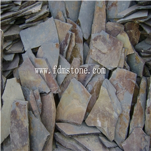 Slate Mesh Paver Tiles from China Freedom Stone Manufacturer,Random Flagstones Patio