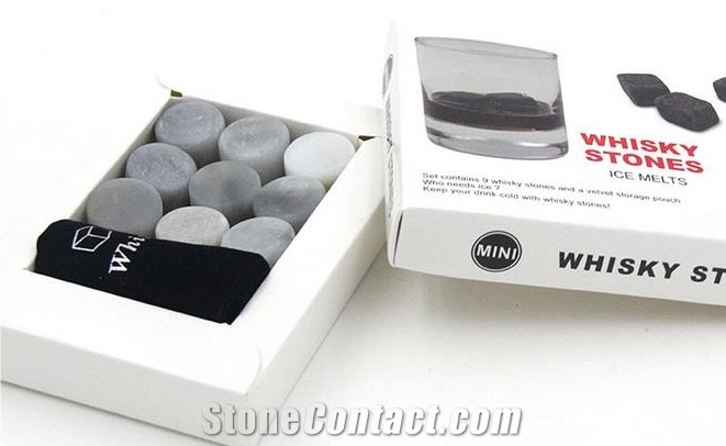 Soapstone Icecube , Whisky Ice Cube Stone , Wine Stone