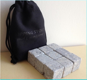 Stainless Steel Whisky Stone, New Promotional Gift Whisky Ice Stone