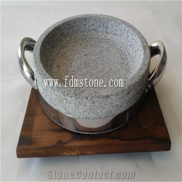 Stone Pan & Stone Cooking Pot