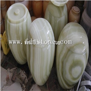 Stone Urn Cremation,Unique Onyx Stone Funeral Urn