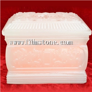 Stone Urn Cremation,Unique Onyx Stone Funeral Urn