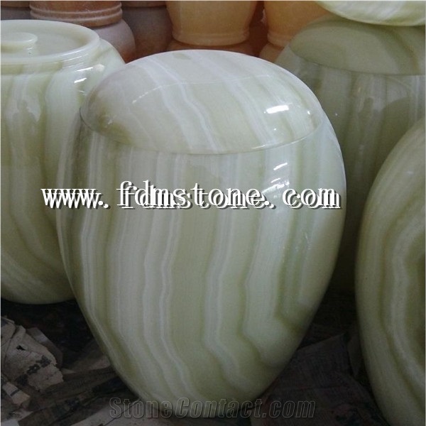 Stone Urn Cremation,Unique Onyx Stone Funeral Urn