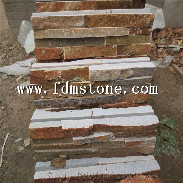Tile Ledge Stone For Slate Cultured Stone,Castle Rock Veneer,Thin Stone Veneer,Wall Cladding,Feature Wall Pattern