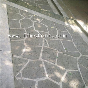 Tumbled Volcanic Lava Stone Brick Tiles， Volcanic Lava Stone Brick Tiles