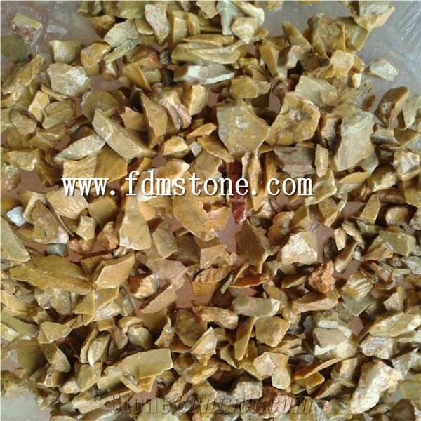 Yellow Granite Chips/ Crushed Granite Stone/ Yellow Granite Crushed Stone