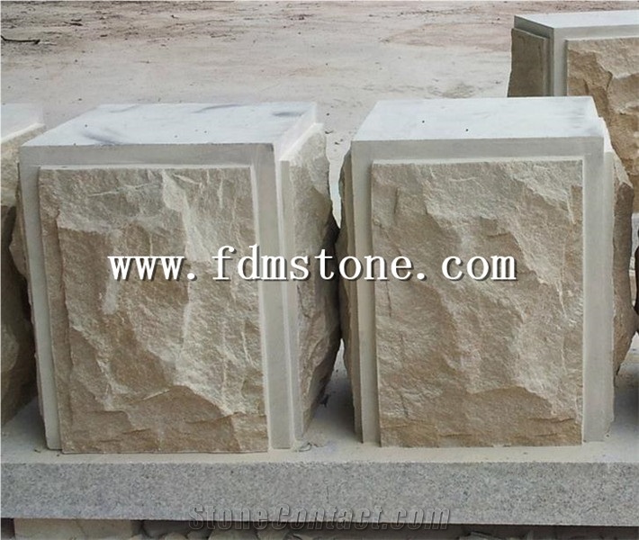 Yellow Sandstone Mushroom Garden Ornament.