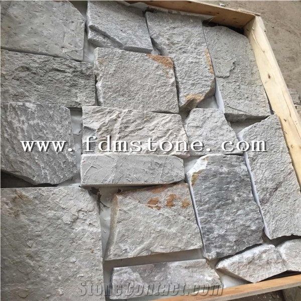Yellow Slate Fieldstone,Split Black Slate Loose Strips Stacked Stone Veneer,Black Slate Ledge Stone Wall Decor in Free Dimension