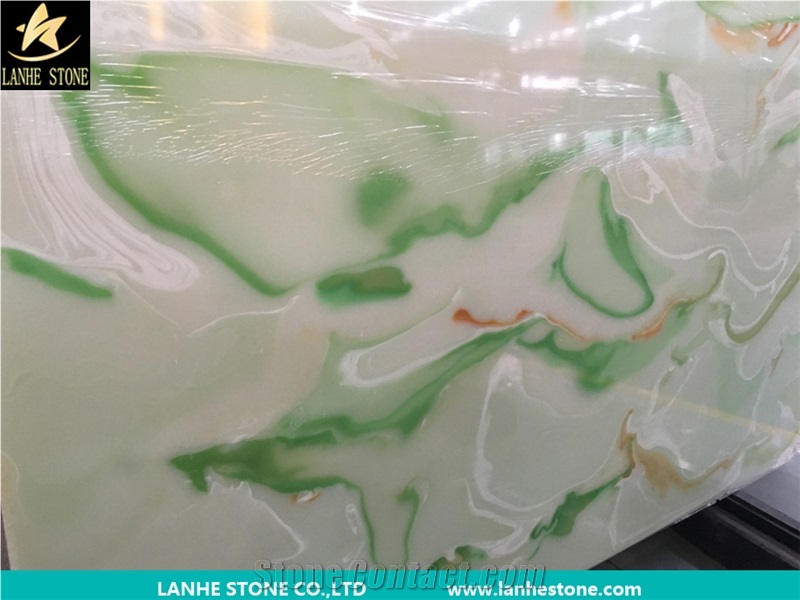 Artificial Onyx Tiles & Slabs,Engineered Stone Tiles & Slabs,Green Onyx