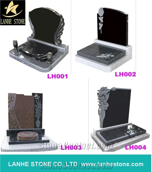 China Shanxi Black Granite Uk Style Polished Monument,Shanxi Black Western Style Monuments