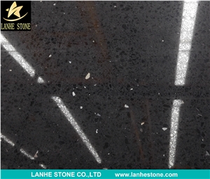 Meteor Black Quartz Stone/Black Galaxy Quartz Stone/Quartz Stone /Black Quartz Stone / Quartz Slab & Tile