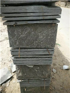 Fargo Green Quartzite Mushroomed Stone, China Green Quartzite Mushroomed Wall Cladding, Grey Quartzite Mushroomed Stone