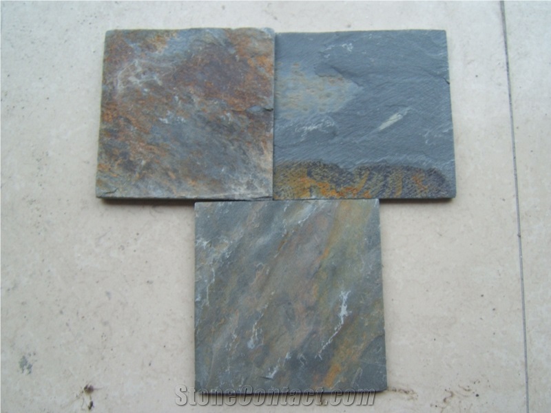 Fargo Rusty Quartzite Natural Surface Tiles, Golden Quartzite Tiles for Wall/Floor