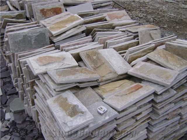 Fargo Yellow Sandstone Stone Mushroomed Stone, China Yellow Sandstone Mushroomed Wall Cladding Stone
