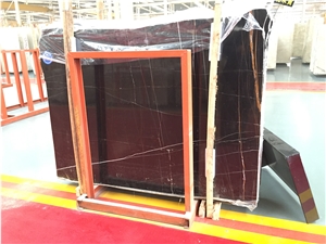 Nero Tunisi St. Laurent Black Gold Italy Black Marble Tile & Slab