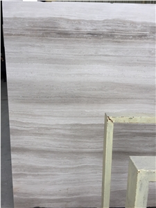 Silver Serpenggiant Grey Wood Grain Marble Tile & Slab