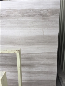 Silver Serpenggiant Grey Wood Grain Marble Tile & Slab