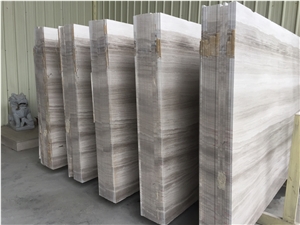 Silver Serpenggiant Grey Wood Grain Marble Tile & Slab