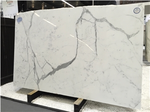 Statuario Italy White Marble Tile & Slab