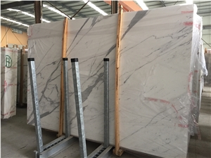 Statuario Italy White Marble Tile & Slab
