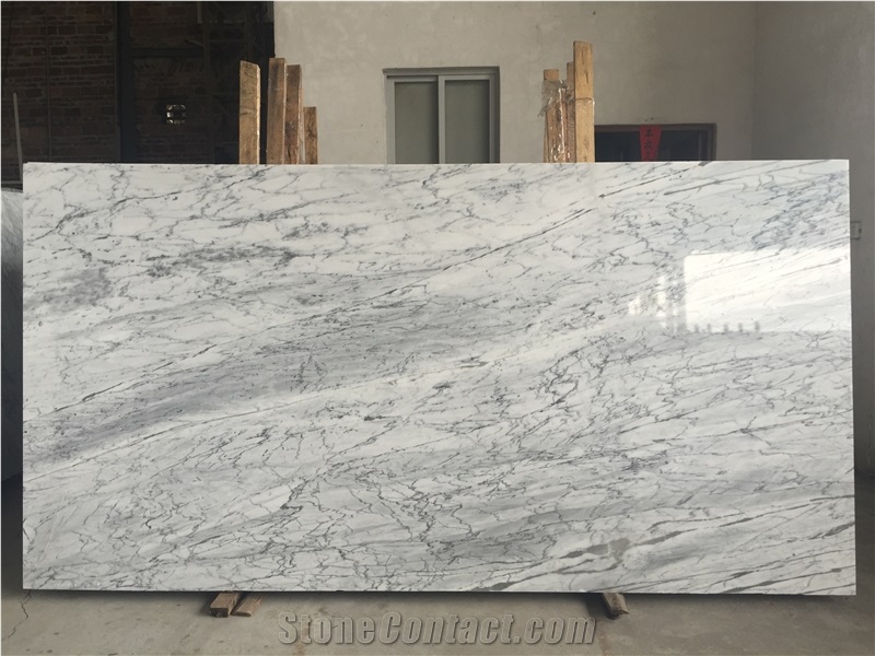 Venato Carrara White Gioia Italy White Marble Tile & Slab
