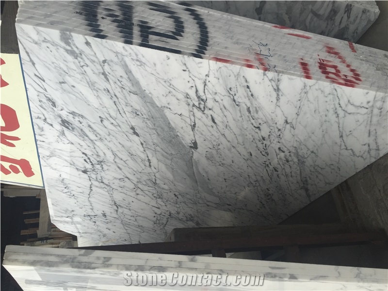 Venato Carrara White Gioia Italy White Marble Tile & Slab