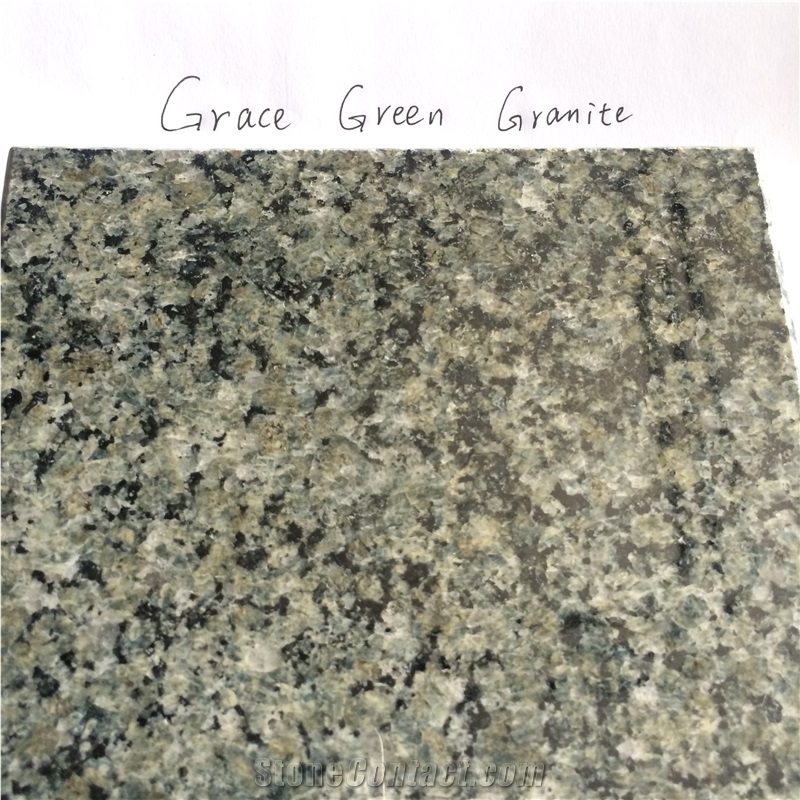 Grace Green Granite,China Green Granite,Quarry Owner,Good Quality,Big Quantity,Granite Tiles & Slabs,Granite Wall Covering Tiles&Exclusive Colour