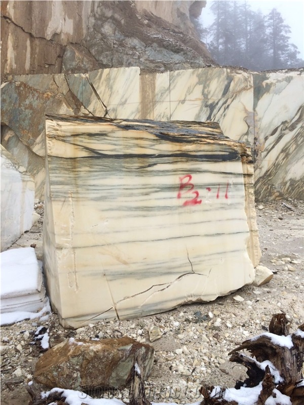 Silver White Jade Block,China White Marble, Quarry Owner, Good Quality, Big Quantity, Marble Tiles & Slabs, Marble Wall Covering Tiles