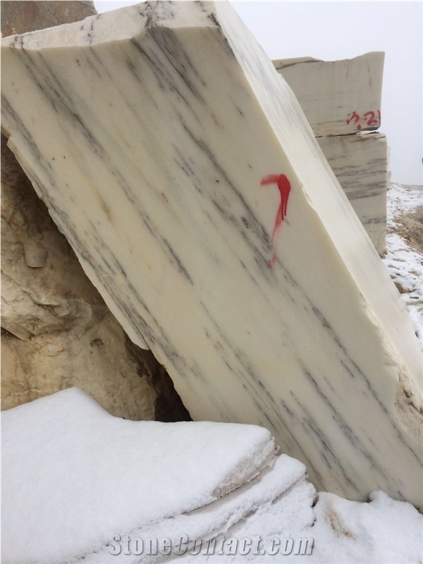 Silver White Jade Marble Block ,China White Marble, Quarry Owner, Good Quality, Big Quantity, Marble Tiles & Slabs, Marble Wall Covering Tiles