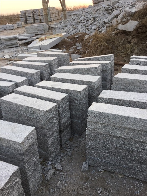 Cheapest Granite G341 Kerbstone, G341 Kerbstone, Grey Granite Kerbstone, Pineappled Kerbs