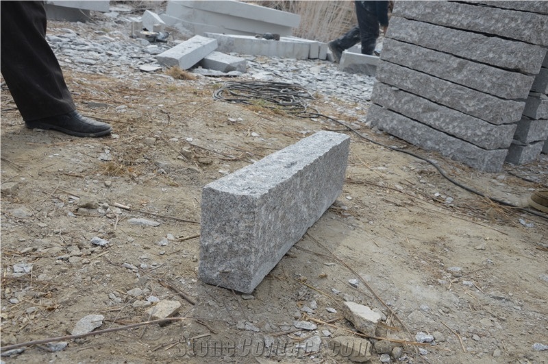 Cheapest Granite Kerbstone, G341 Kerbstone, Grey Granie Kerbstone, Natural Kerbstone, Handmade Type B