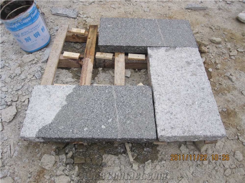 Cheapest Granite Pavers, G341 Paver&Slab, China Grey Paver Flamed Paver