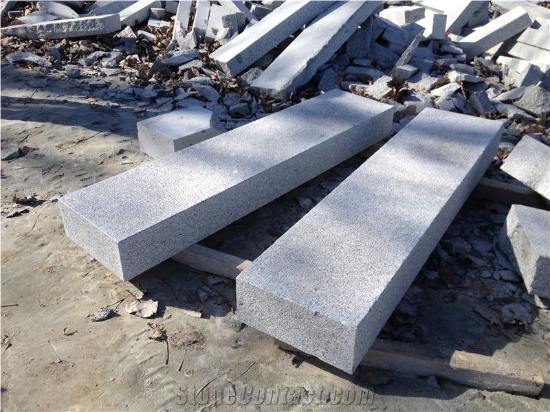 Granite G341 Steps, Granite Steps&Stairs, G341 Steps&Stairs, Grey Granite Steps, Fine Picked Steps