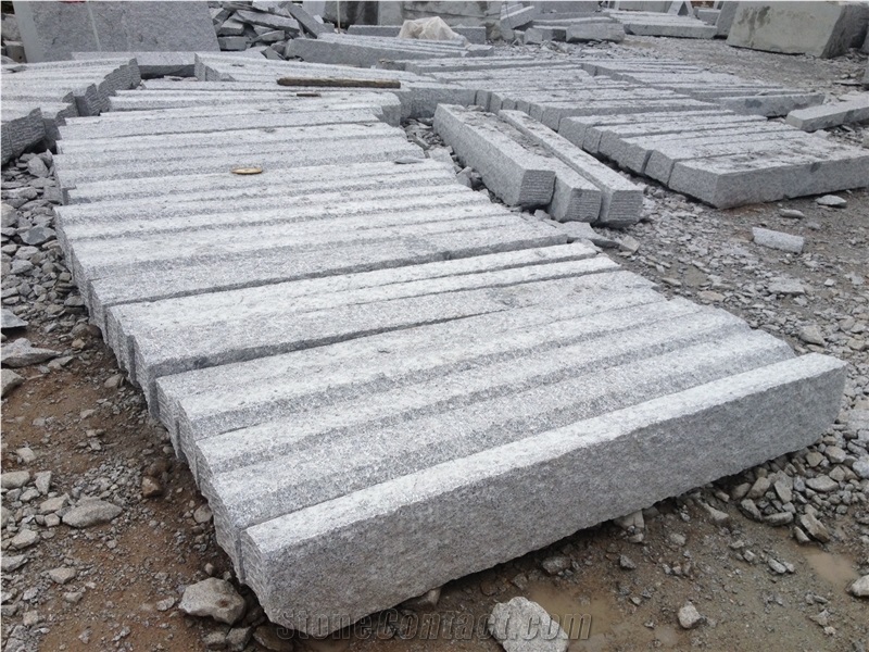 Granite Kerbstone, G341 Kerbstone, Granite G341 Kerbstone, V-Stone Natural Quality for Finland