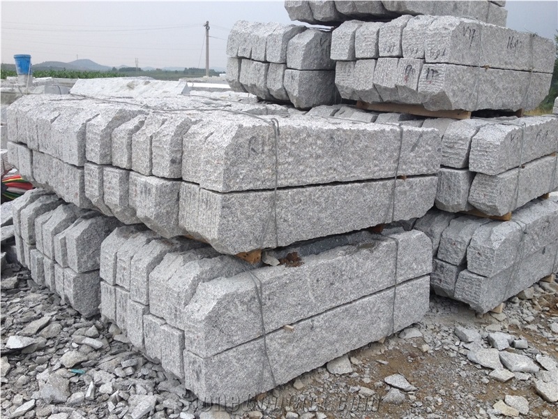 Granite Kerbstone, G341 Kerbstone, Granite G341 Kerbstone, V-Stone Natural Quality for Finland